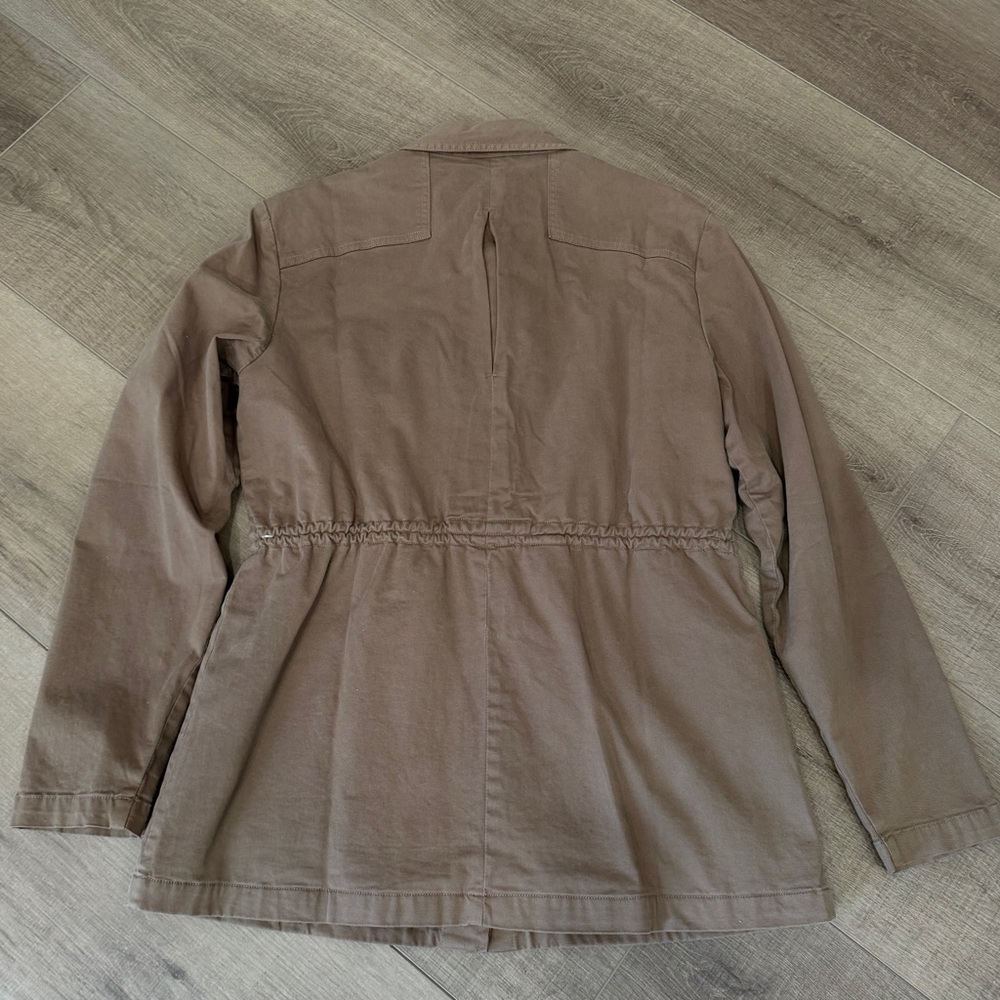 Gramicci Field Jacket Women M Brown Snap Embroidery Artisan Cargo Gorpcore Lined - Picture 9 of 14
